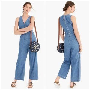 J. Crew Point Sur Denim Jumpsuit size 12.